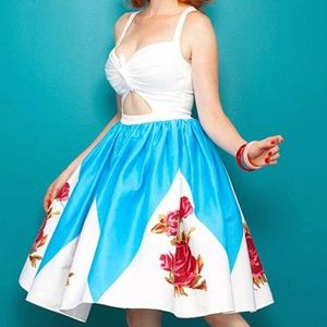 Rare/disc* Pinup couture rose renee dress